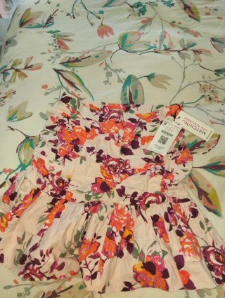 Minifalda Stradivarius Estampada Talla M