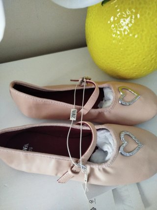 Bailarinas Zara con Corazón Talla 35