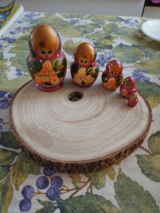Set de 5 Muñecas Matrioskas Rusas