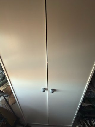 Armario de habitación blanco 167x80x56