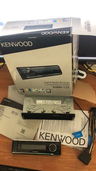 Autorradio Kenwood KMM-125 USB a estrenar