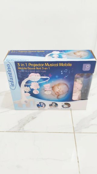 Móvil Musical Infantino con Proyector de lámpara