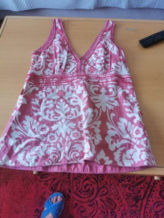 Top marca  estampado