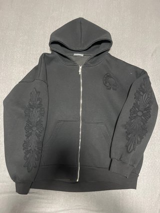 Sudadera con cremallera Chrome Hearts