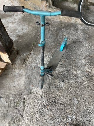 Patinete Azul Plegable