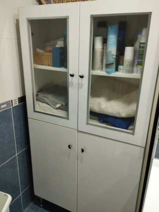 Armario de 4 puertas blanco