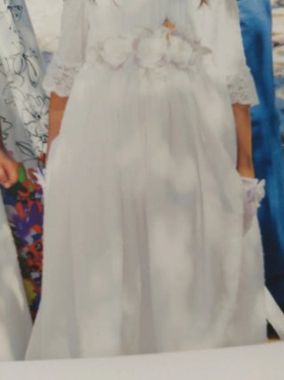 Vestido de ceremonia blanco