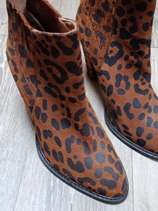 Botines Zara Estampado Animal