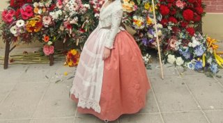 Traje de fallera para niña (7-8 años)