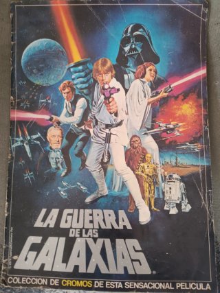Álbum Cromos StarWars Completo cambio comic