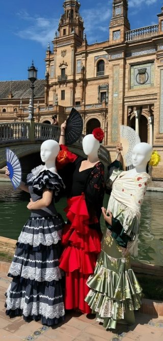 3 Vestidos de Sevillana Talla S
