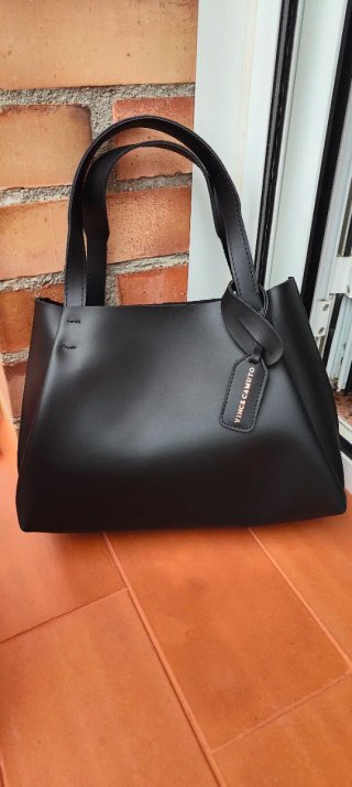 Bolso Tote Vince Camuto Monza Negro