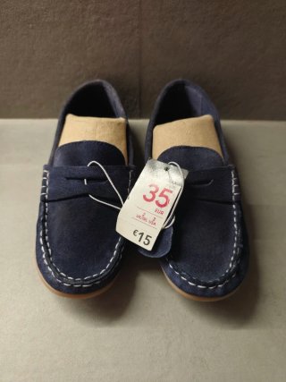 Mocasines Niño Azul Talla 35