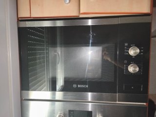 Microondas Integrable Bosch Inox con Grill