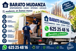 Mudanzas, transporte y montaje y desmontaje de mue