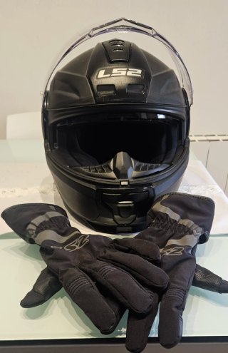 Guantes de Moto Mujer LS2 Negros