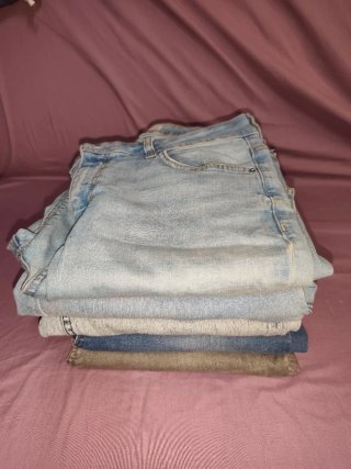 Lote de 5 Pantalones Vaqueros Mujer Talla 40