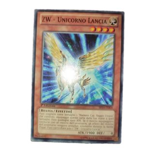 Carta Yu-Gi-Oh! ZW - Unicorno Lancia SP14