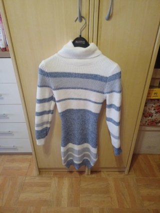 Vestido de Punto Rayas Talla M