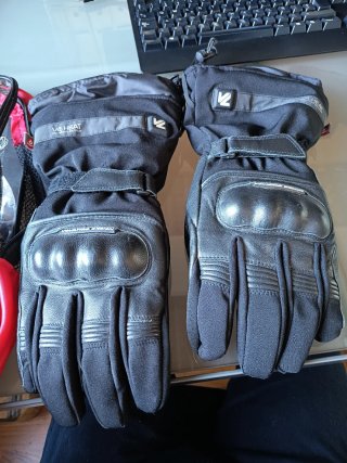 Guantes Moto Calefactables Vquattro Mercure XL