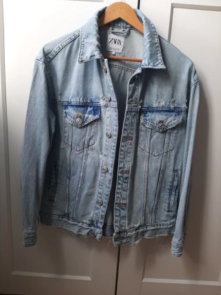 Cazadora vaquera Zara azul