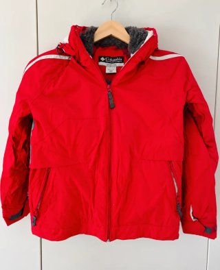 Chaqueta Columbia Roja de Mujer