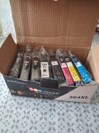 Set de 8 Cartuchos de Tinta 364XL