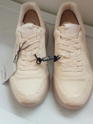 Zapatillas Zara Beige