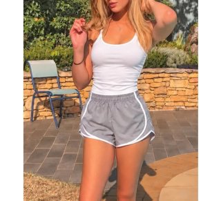 Shorts Nike Dri-FIT Running Gris Talla M