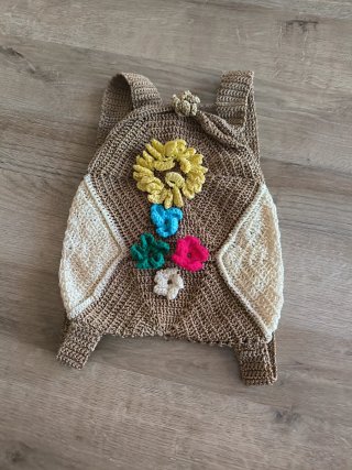 Mochila Infantil Artesanal Tejida