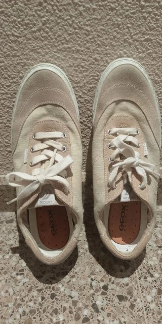 Zapatillas Geox Respira Beige