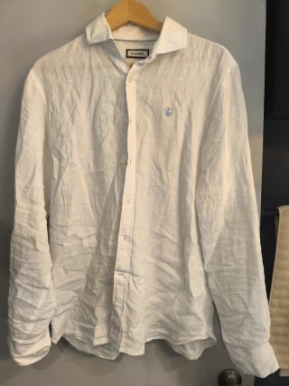 Camisa de lino blanca El Ganso