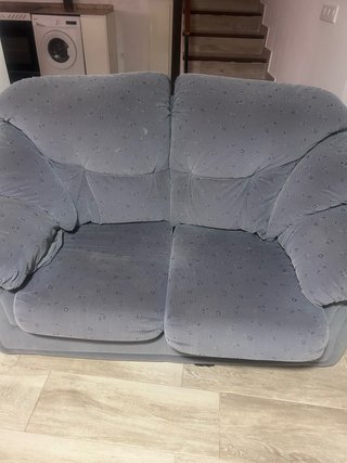 Sillón de 2 plazas gris