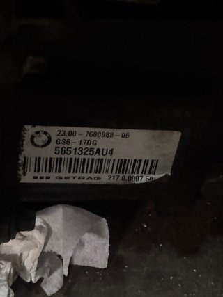 Caja de cambios BMW 6 velocidades GS6-17DG