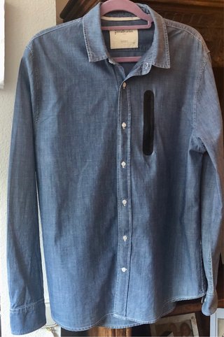 Rebajadísima Camisa Stradivarius Azul