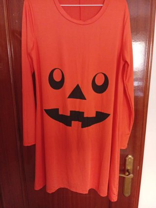 Vestido de Calabaza para Halloween
