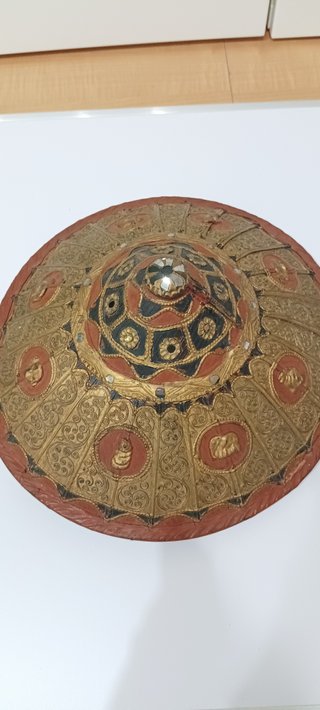 Sombrero Birmano Decorativo Años 90