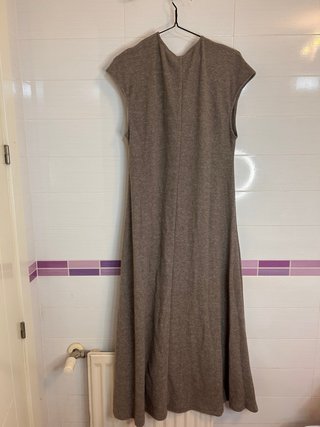 Vestido Gris Largo