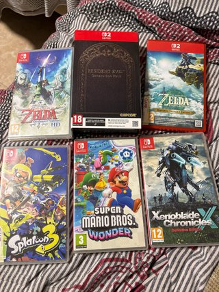 Lote de 6 Juegos para Nintendo Switch