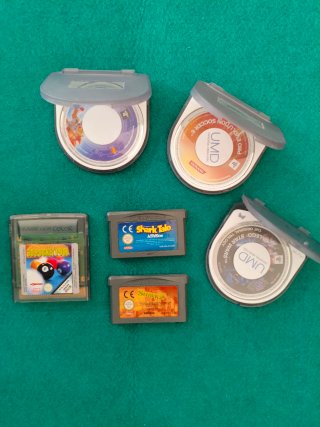 Lote de 6 Juegos para PSP y Game Boy