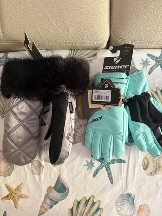 2 Pares de Guantes de Invierno Ziener Talla 7