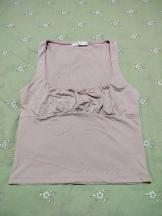 Top Stradivarius Rosa Talla S