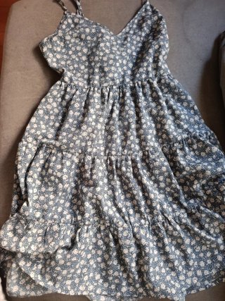 Vestido corto estampado floral