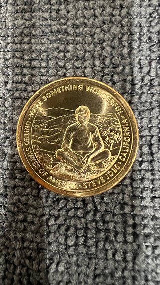 Moneda Conmemorativa Steve Jobs
