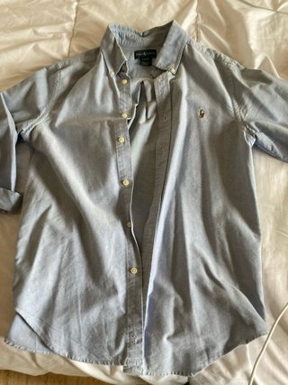 Camisa Ralph Lauren Azul Talla S 14-16