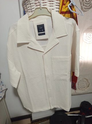 Camisa de punto El Corte Inglés beige