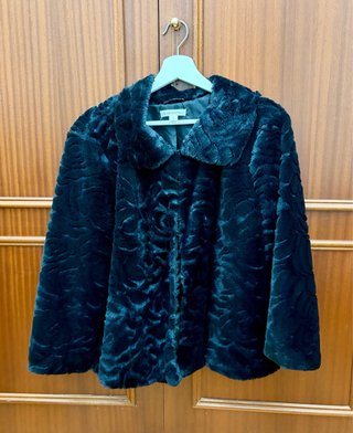 Chaqueta de Piel Sintética Negra