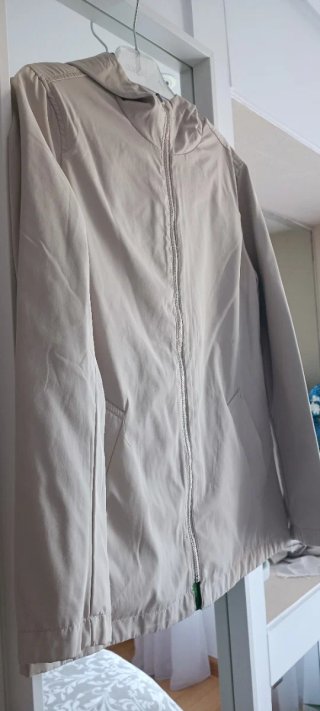 Gabardina de Algodón Reversible