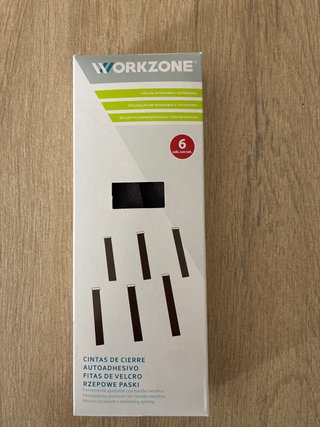 Set de 6 Cintas de Cierre Autoadhesivo Workzone