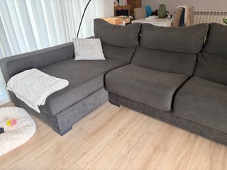 Sofá Chaise Longue Gris